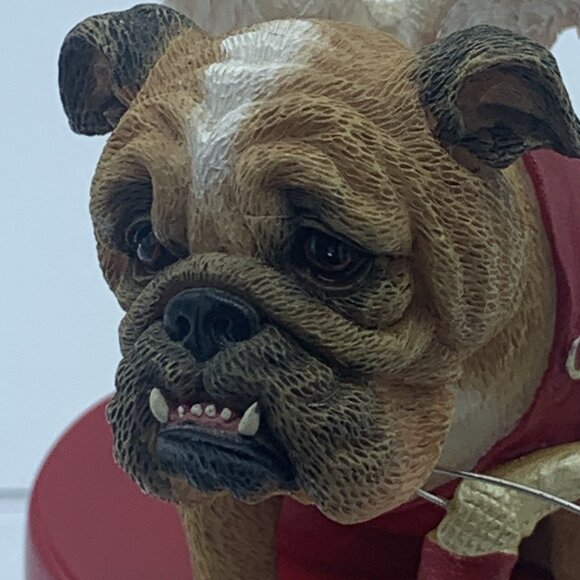 Zelda Wisdom Bulldog Figurine Set Christmas Elf, Cupid and Snowman - Picture 11 of 16